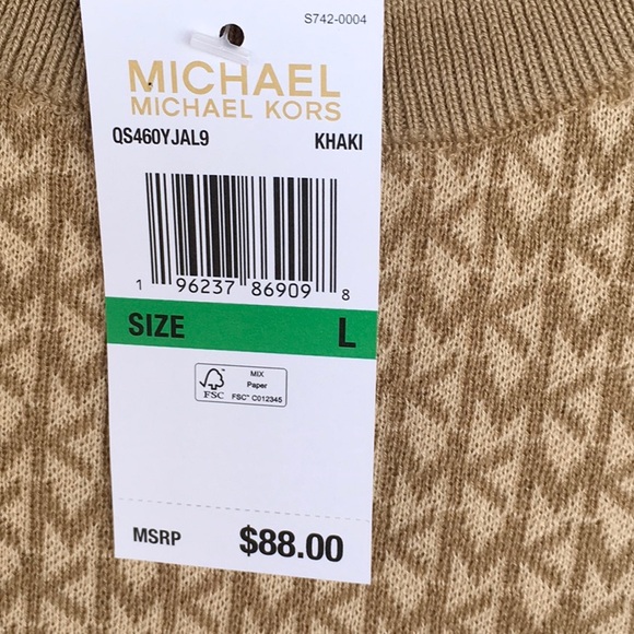NWT MICHAEL by MK Sleeveless Sweater - Picture 3 of 5